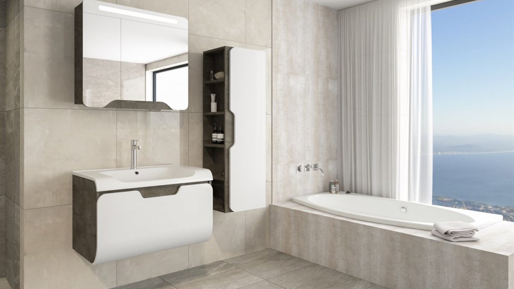 Ogledalo ormaric AQUANIL - TALES-irony 80cm